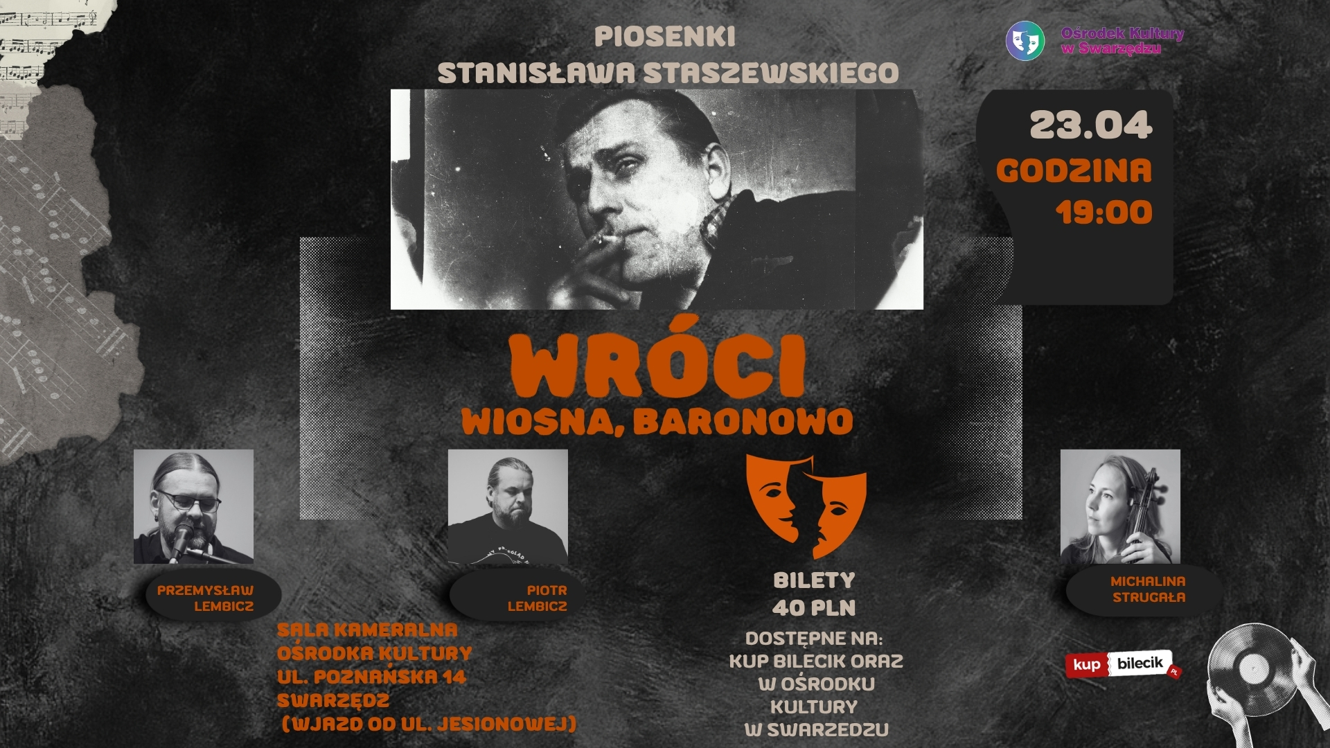 Wróci wiosna, baronowo – piosenki Stanisława Staszewskiego